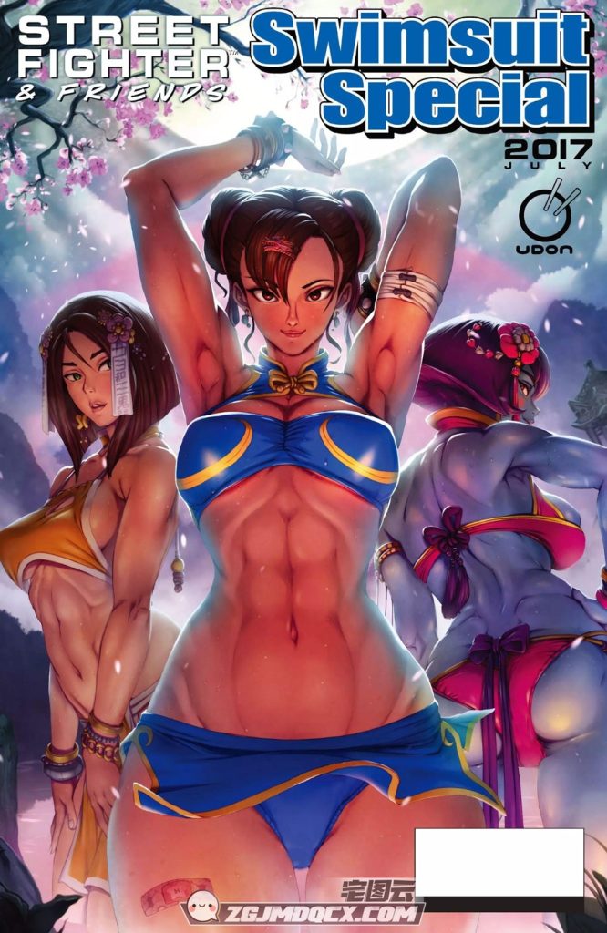 街头霸王泳装画集下载 Street Fighter & Friends Swimsuit Special 2017-展示图片